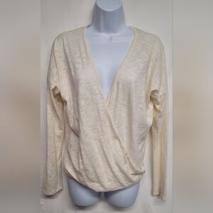 Lovestitch M Criss Cross Layering Top Long Sleeve Excellent Condition